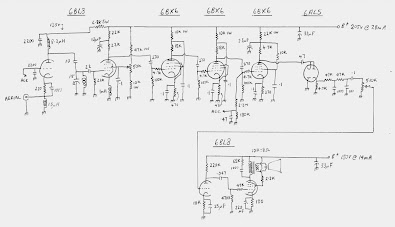 Esquema del receptor de FM por pulsos con válvulas