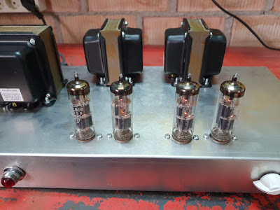 Amplificador push pull stereo con PCL85 o PCL805