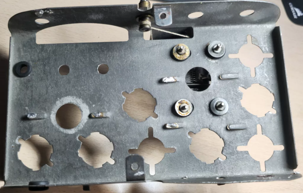 Interior of the Lacora L-40, ready for rebuilding